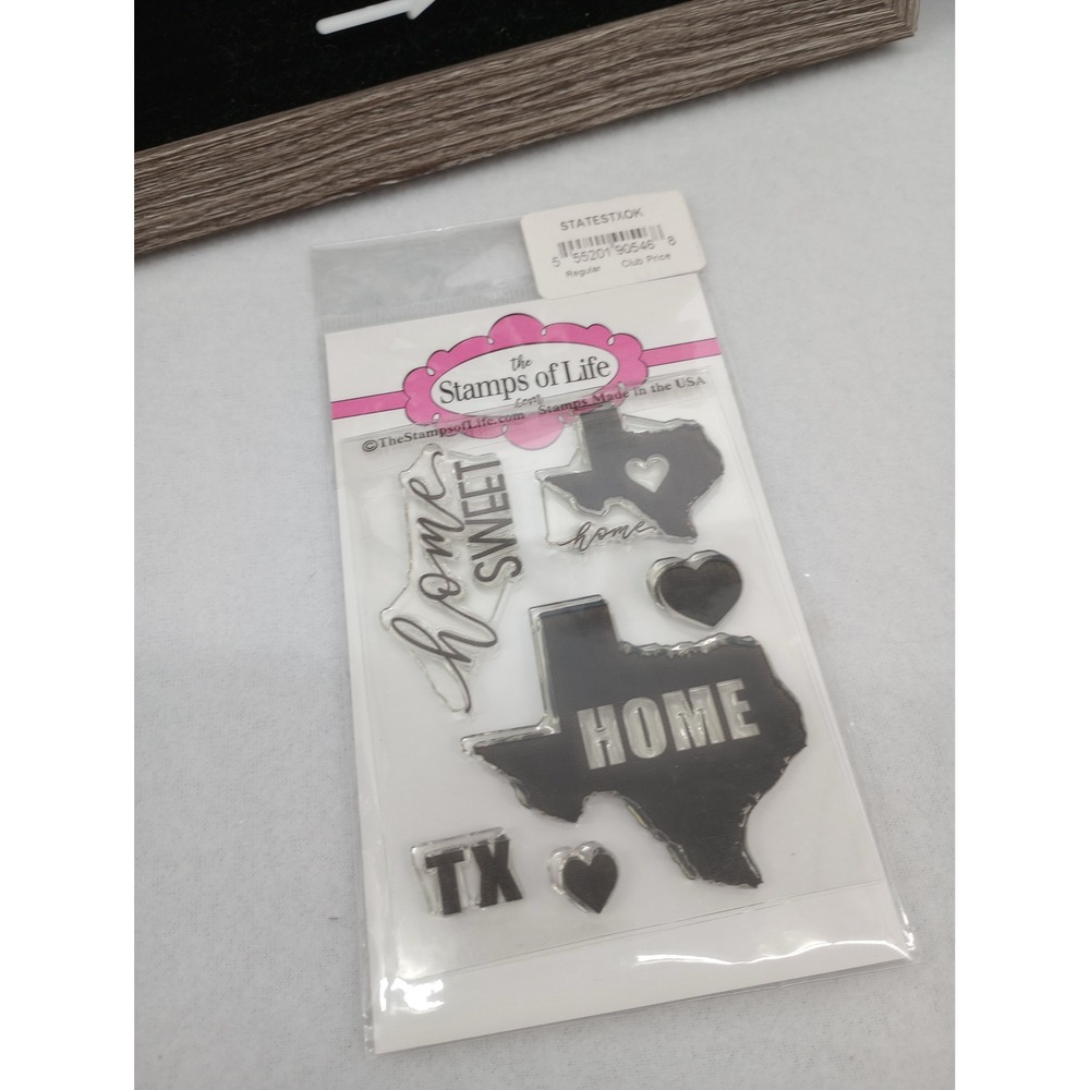 Stamps of Life Clear Stamp Set Clear Texas Home Sweet Home STATESTXOK